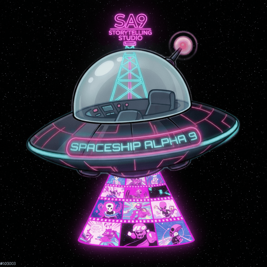 Spaceship Alpha 9 fleet