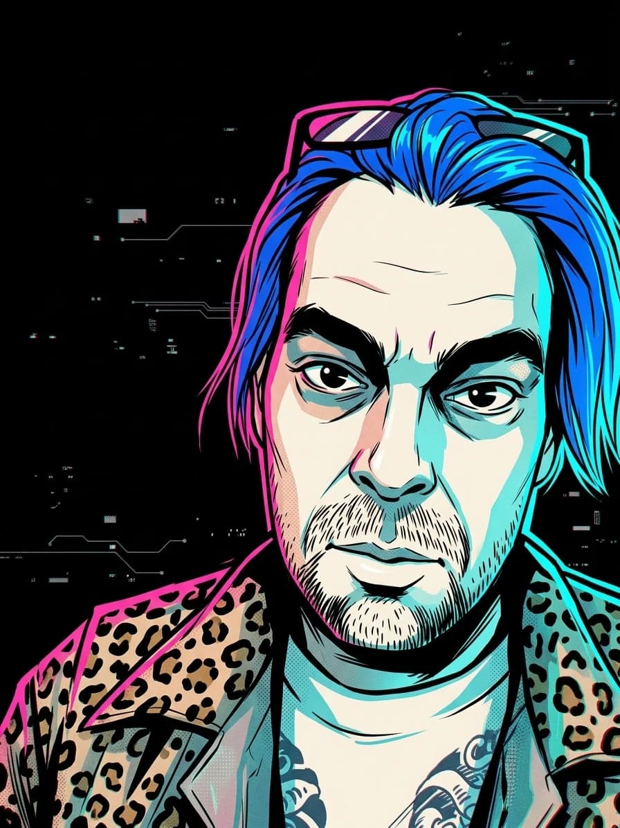 Space Pirate Zero — Greg Chambers, close portrait