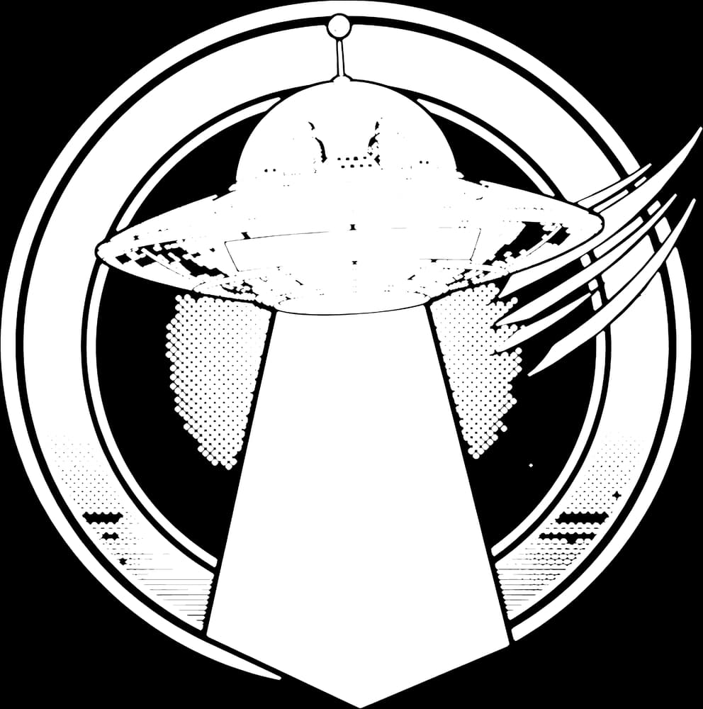 The Network Ident — Sticker — Bone on black