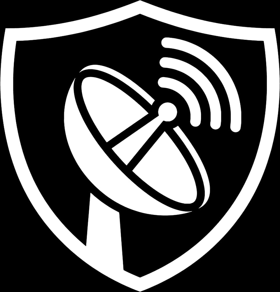 Uplink — Sticker — Bone on black